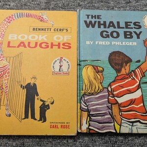 Vintage Dr. Seuss Anfängerbücher, Book of Laughs, The Whales Go By, gebundene Ausgabe, 1959