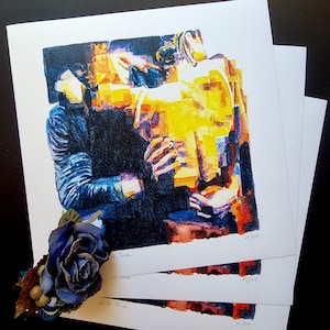 STAMPA edizione limitata, tango, wall art, acquerello, regalo,