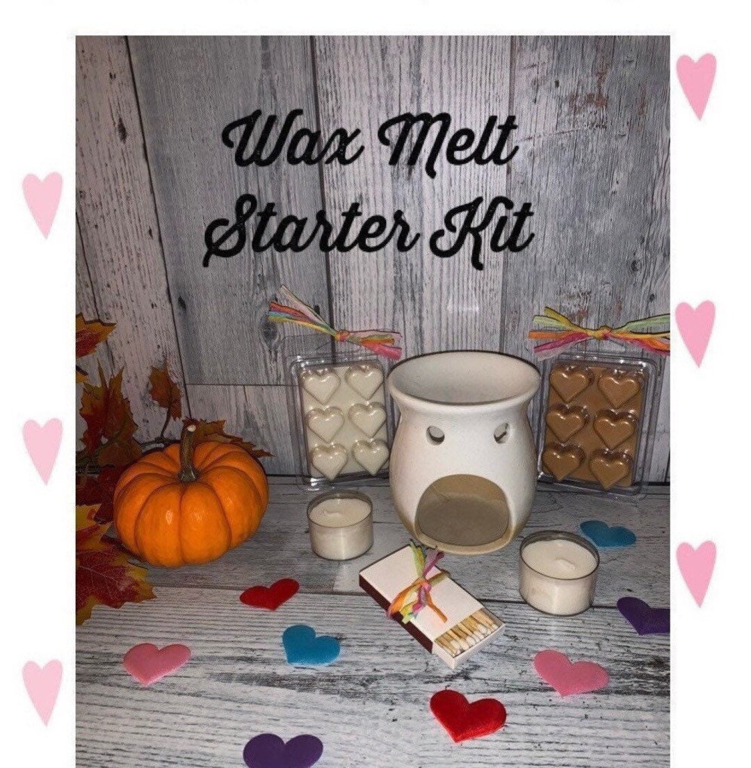 Wax Melt Starter Kit, Fragrance Warmer, Homemade Wax Melts, Gifts for Her, Care Package, Wax