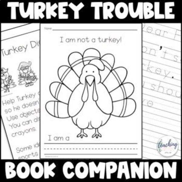 Turkey Trouble Companion and Turkey Disguise Activities