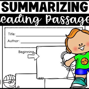 Resumindo planilhas para prática de compreensão de leitura