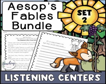 Aesops Fables Bundle - Set 2 The Fox And The Grapes And Other Stories