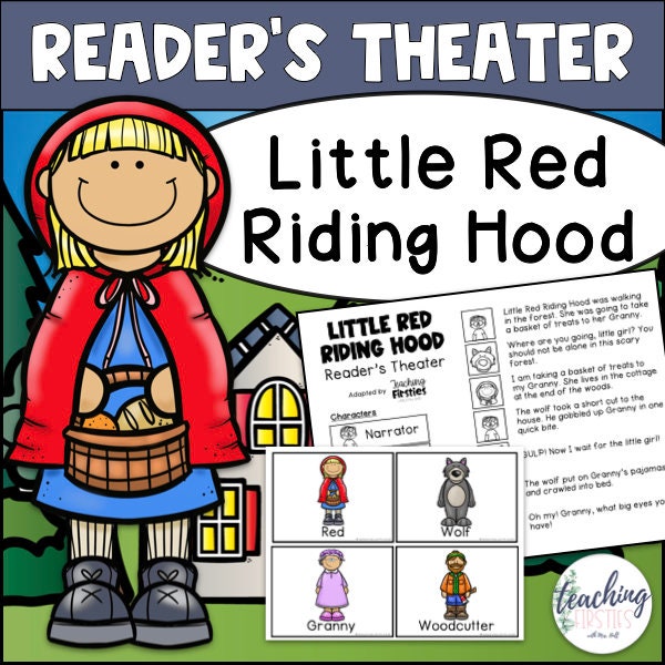 Little Red Riding Hood Reader’s Theater Scripts Etsy