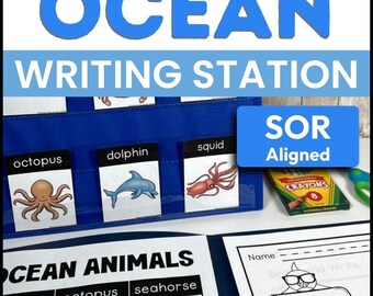 1st Grade Ocean Animals Writing Center