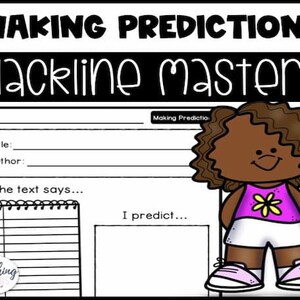 Making Predictions Worksheets and Printable Activities for | Etsy