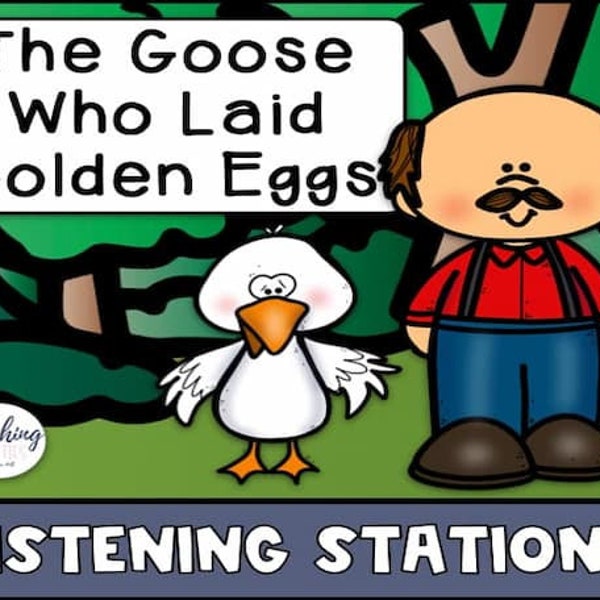 Die Gans, die das goldene Ei für Ihr Aesop's Fables Listening Center legte