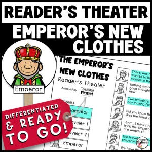 May include: A printable reader's theater script for the classic fairy tale "The Emperor's New Clothes". The script includes character roles for the Emperor, two Travelers, and a Narrator. The script is differentiated and ready to go.