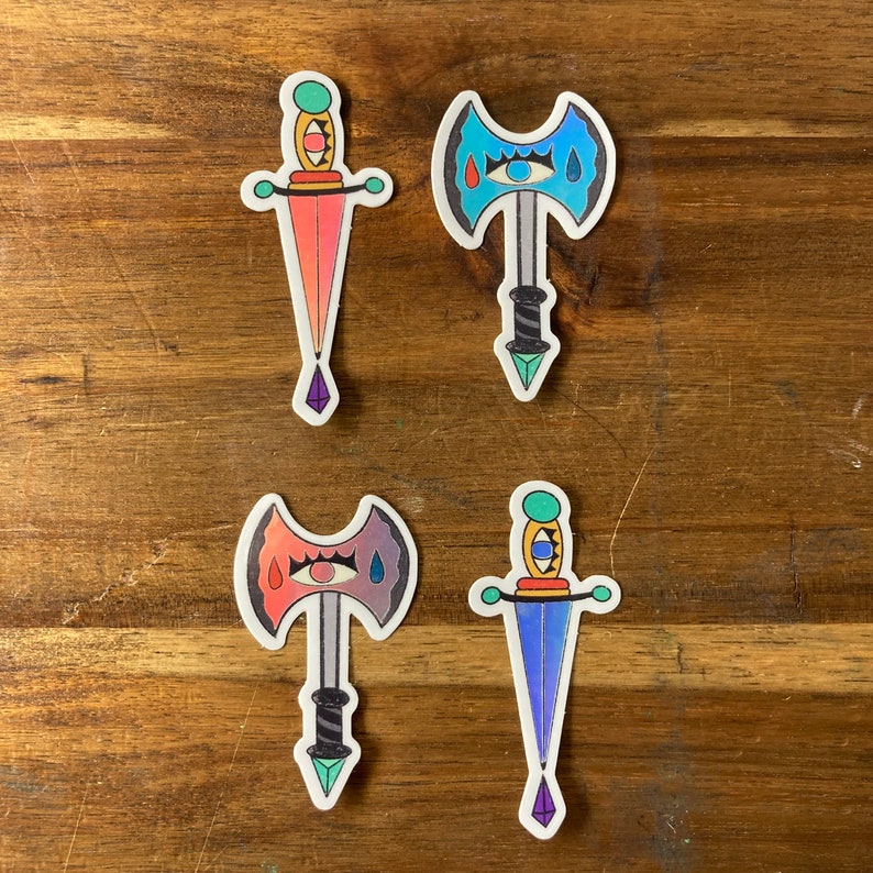 Battle Sticker Set - Etsy