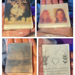 PRACTICAL MAGIC movie set of four bars of soap!