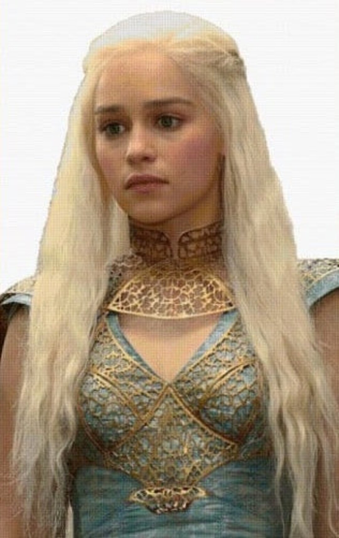 Game of Thrones Khaleesi Cross Stitch Pattern Photo Daenerys Cross