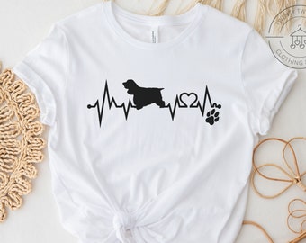 Cocker Spaniel T-Shirt | Cocker Spaniel Mum Shirt | Dog Walking T-Shirt | Personalised Dog T-Shirt | Spaniel Owner T Shirt | Spaniel Gift