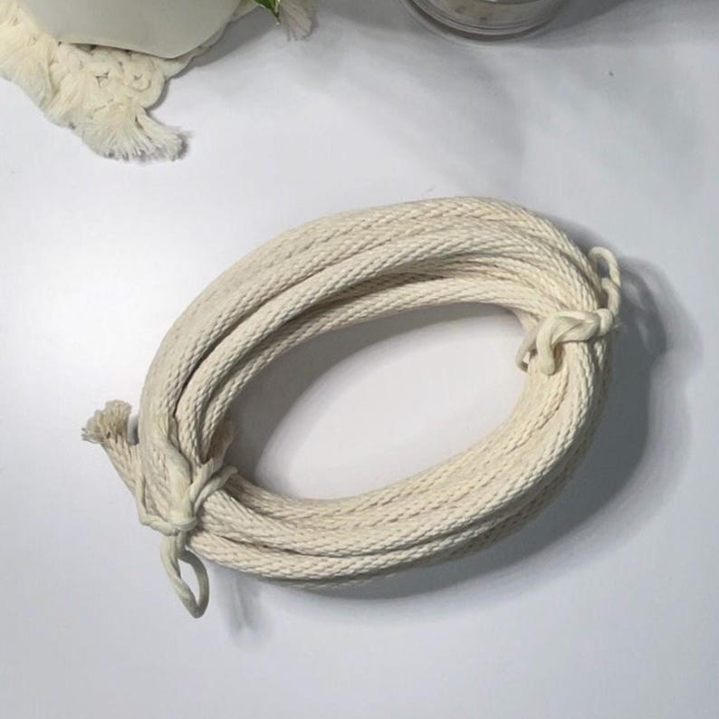 Cotton filler cord 25ft, 3/8in piping cord, basket coiling and weaving supplies image 5