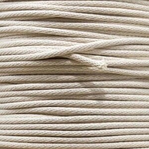 Cotton filler cord 25ft, 3/8in piping cord, basket coiling and weaving supplies image 6