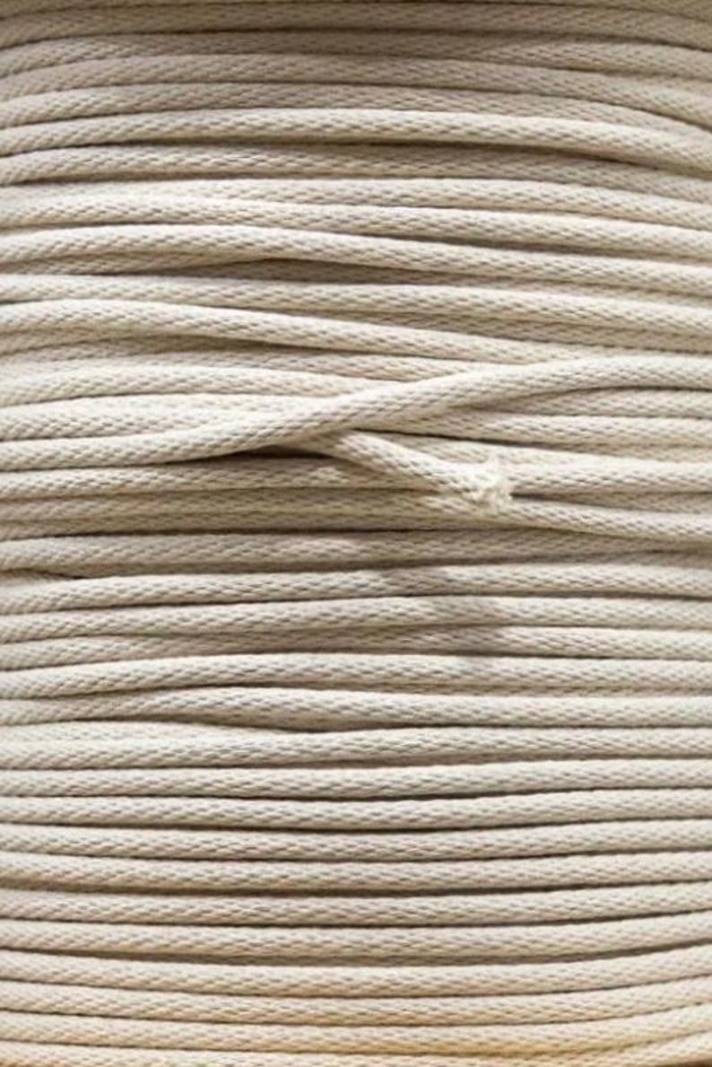 Cotton filler cord 25ft, 3/8in piping cord, basket coiling and weaving supplies image 6