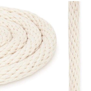 Cotton filler cord 25ft, 3/8in piping cord, basket coiling and weaving supplies image 3