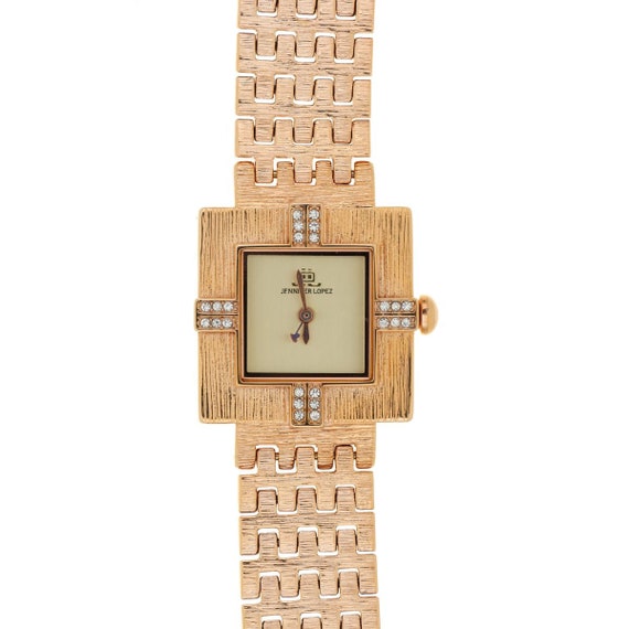 Watch Bracelet Woman JLO Jennifer Lopez Satin Rose Gold Etsy