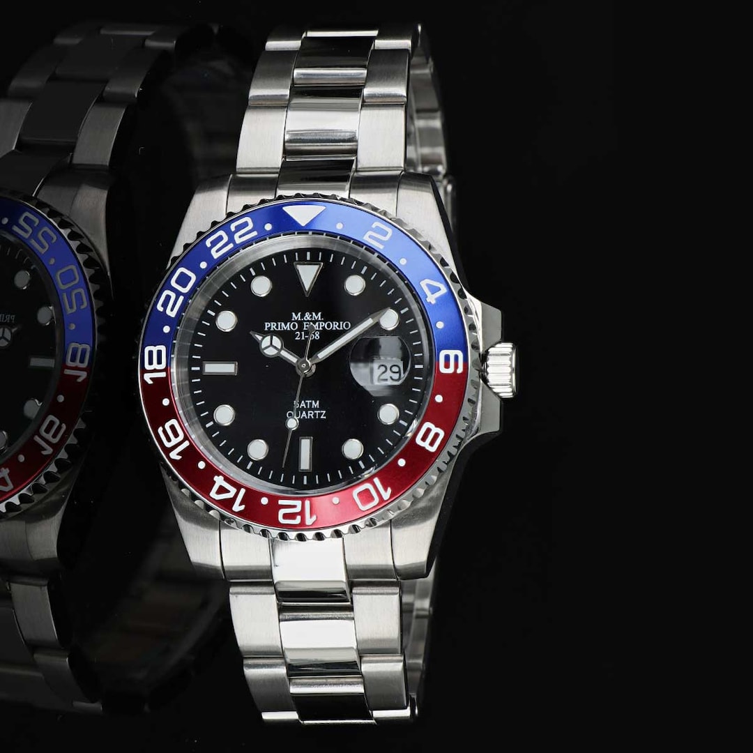 Steel Sub 5 Atm Watch M. & M. PRIMO Emporio 21-68 With - Etsy