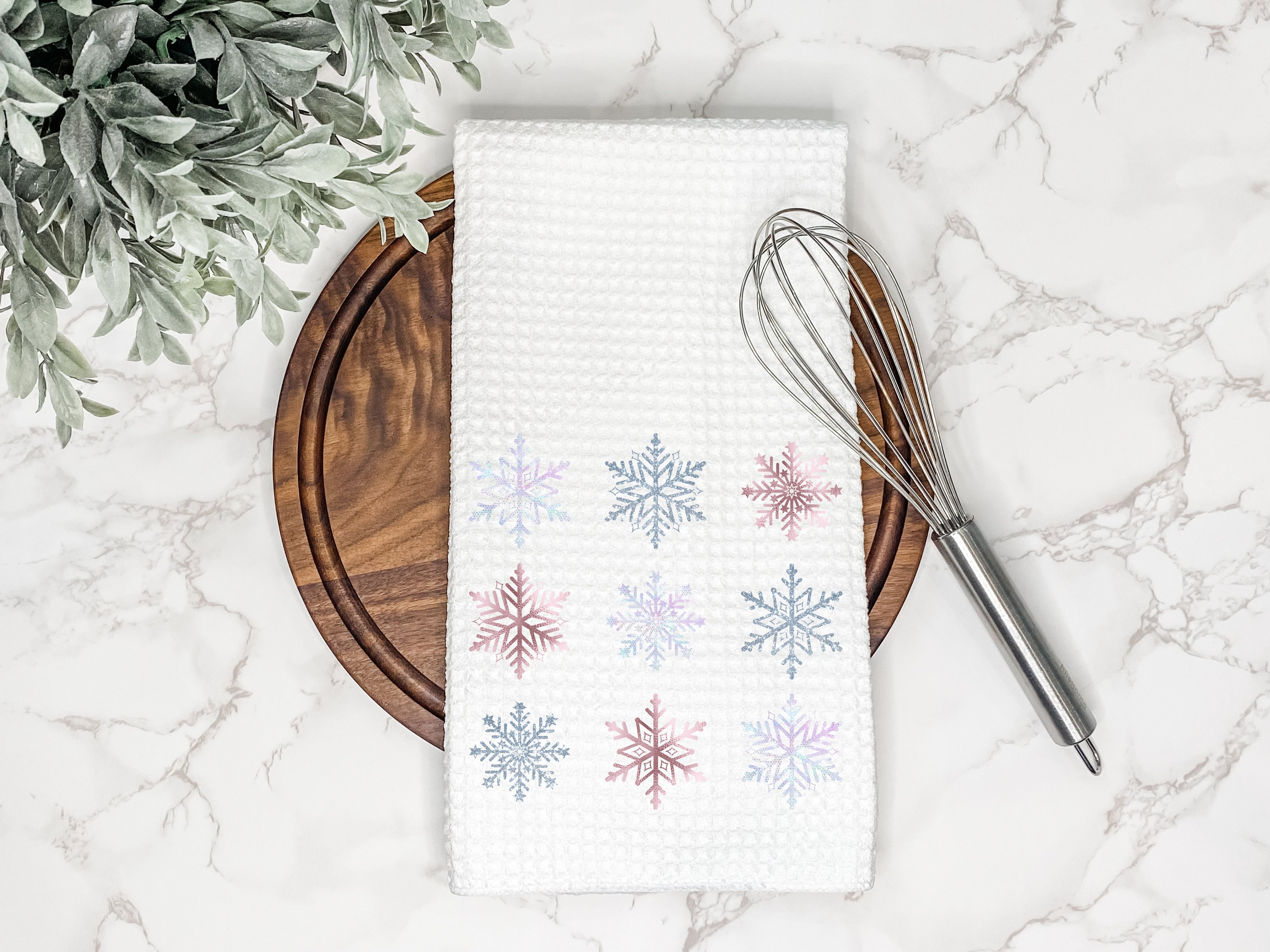 Frontgate Resort Collection™ Shimmering Snowflake Hand Towels, Set of Two