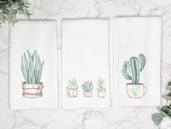 Succulent 2025 hand towels