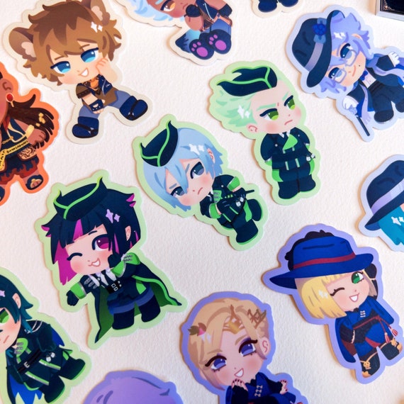 Twisted Wonderland Chibi Stickers