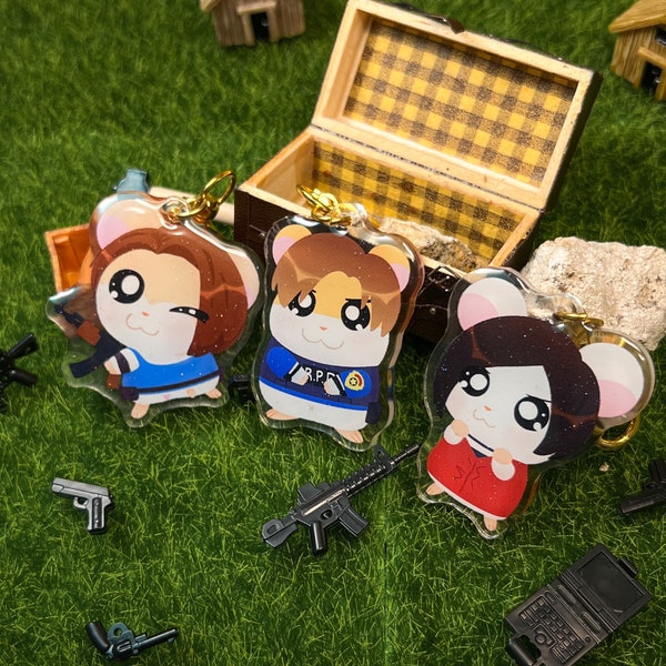 Resident Evil Hamster Acrylic Charms