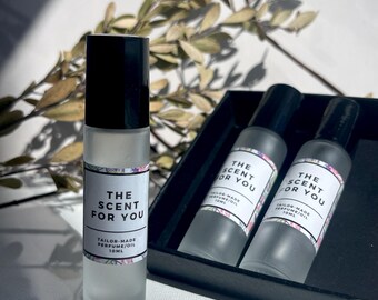 Custom Essential Oil Perfume Set, Personalized Natural Scents