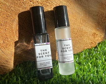 Set of two: Personalized Essential Oil Roll-on & Personalized Spray perfume