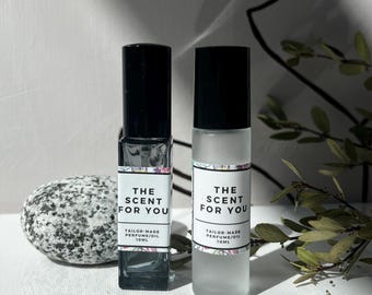 Personalized Perfume Gift Set, Essential Oil Roll-On and Mist Perfume