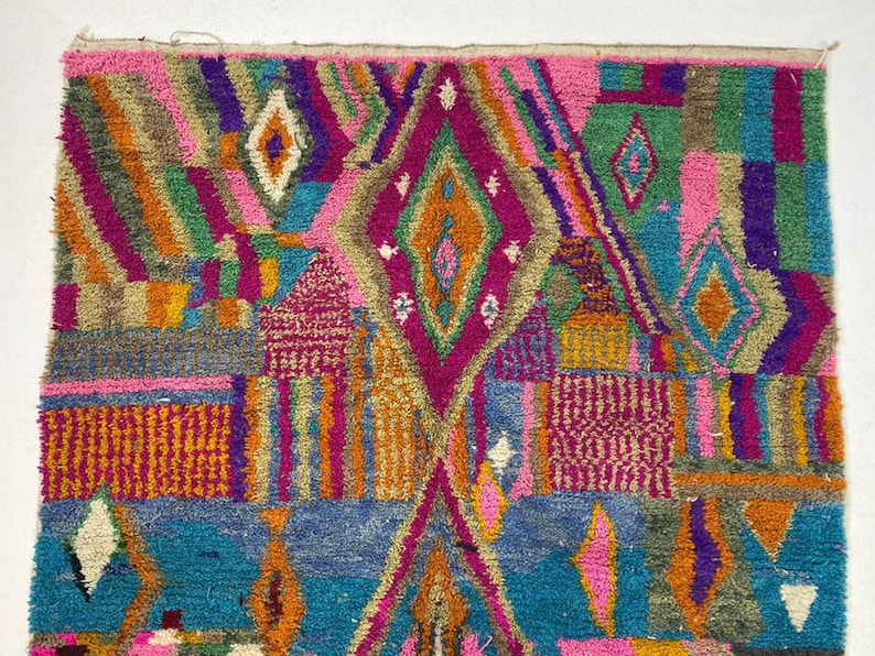 Berber Style Teppich: Lebendige Farben - Handgemachte Wolle, langlebig für den Innenbereich Bild 12