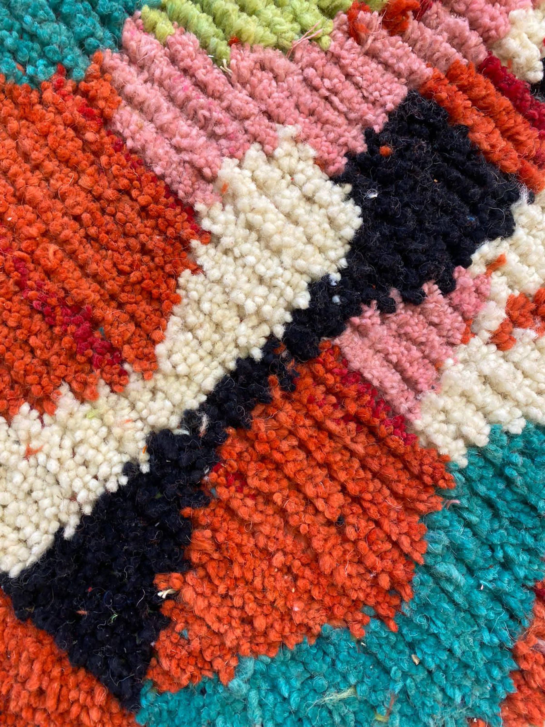 Atlas Mountains Rug Atlas Mountains Rug: Colorful Moroccan Wool - Durable Indoor Runner - Etsy
