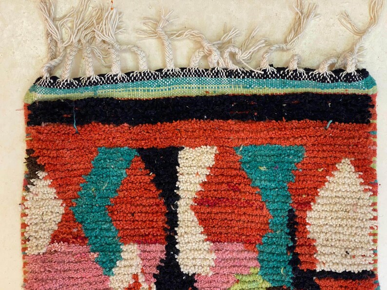 Atlas Mountains Rug Atlas Mountains Rug: Colorful Moroccan Wool - Durable Indoor Runner - Etsy