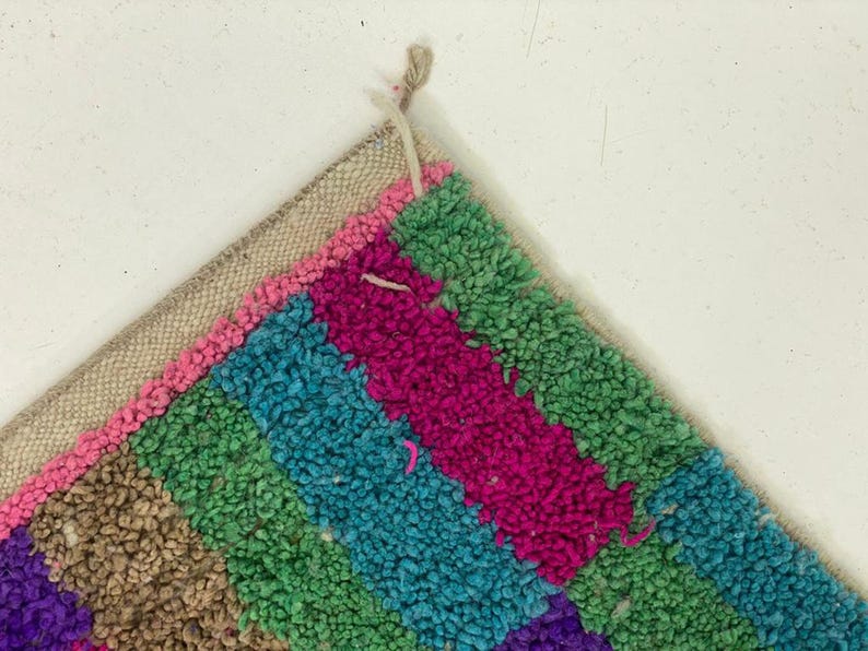 Berber Style Teppich: Lebendige Farben - Handgemachte Wolle, langlebig für den Innenbereich Bild 17
