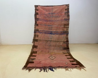 Beni Ourain Teppich: Handgeknüpfter Wollteppich,
