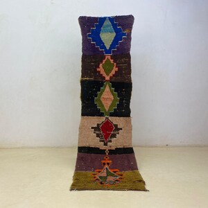 Alfombra Kilim marroquí: lana hecha a mano - Diseño de tejido plano duradero