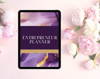 4-Week Digital Planner for Entrepreneurs | Printable Business Planner | Downloadable Small Business Organizer| PDF Planner for Entrepreneurs
