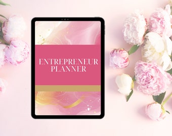 4-Week Digital Planner for Entrepreneurs | Printable Business Planner | Downloadable Small Business Organizer | PDF Planner for Entrepreneur