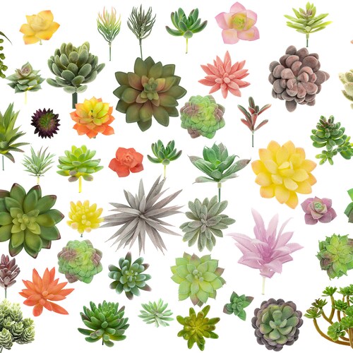 35 Pack Bulk Large Assorted Realistic Artificial Faux Etsy