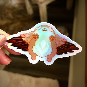 Pink Abyss Creature HOLO STICKER