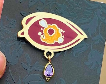 Silco Enamel Pins with Dangle Charm