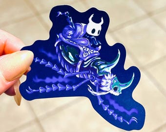 Stagway Hollow Knight BLUE FOIL STICKER Silksong