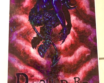 DRHDR Devil HOLO POSTER 12”x18”