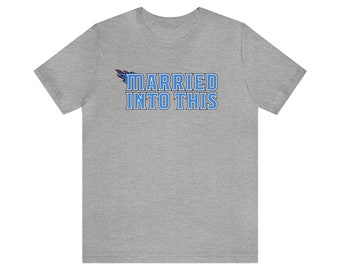Titan Married Into This Nashville Tennessee Football T-Shirt For Tailgates Gameday Sporting Events