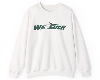Jet We Suck New York Football Crewneck For Tailgates Gameday Sporting Events