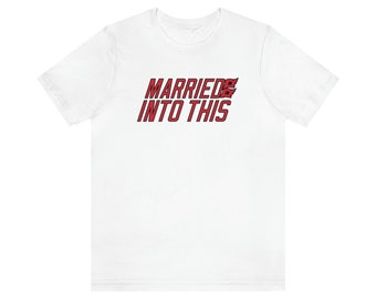 Hurricane Married Into This Carolina Hockey T-Shirt For Tailgates Gameday Sporting Events