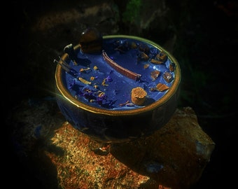 NYX Sacred Candle Ritual limited series, deities, gift, goddess, mother, night goddess, sacred feminine, intention, Sacred Lights, Greece, Vegan, Druid
