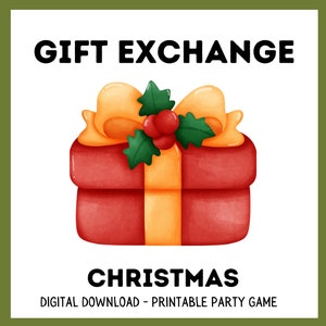 Weihnachten 2024 Links Rechts Pass Tauschen Sie Geschenke Austausch Spiel - Sauberer Humor - Familien Spiel - Büro Party - Wichtel - Printable Download
