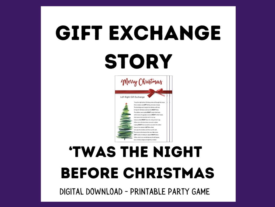 Gift Exchange Game twas the - Il 1140xN.5378457899 Msyg 