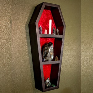 23 Inch Tall Coffin Shelf