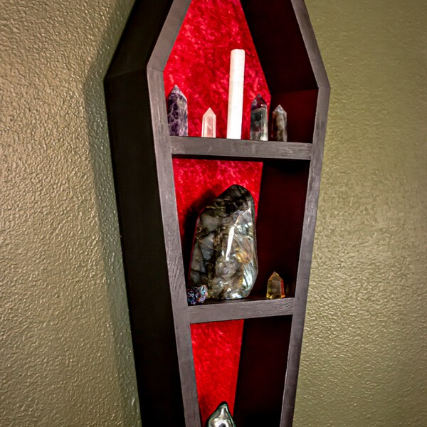 Coffin Desk Shelf Etsy