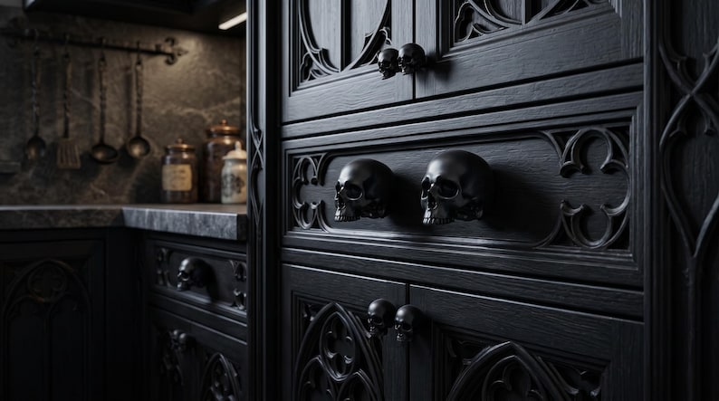 Skull Knobs - 2 Pack image 1
